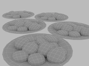 cookies set 3D Model
