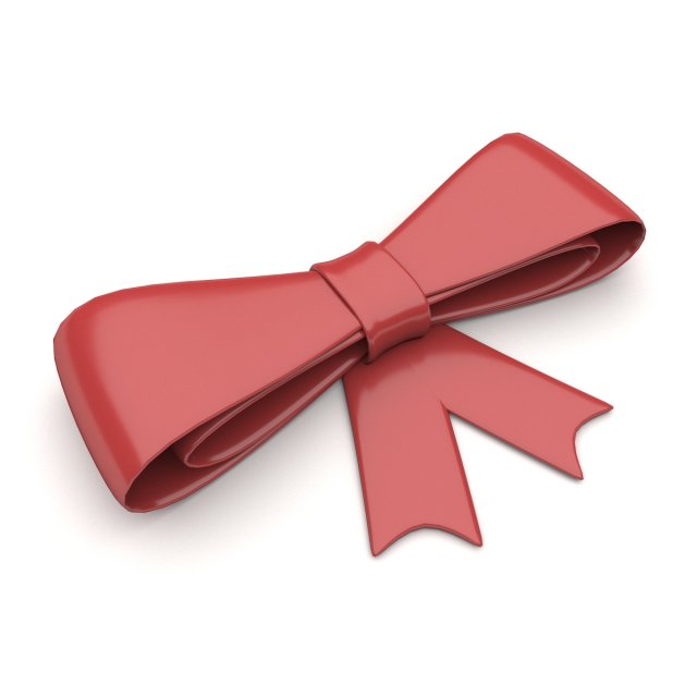 ribbon bow Modelo 3D .c4d .max .obj .3ds .fbx .stl .blend