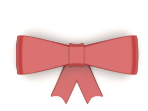 ribbon bow 3D Model