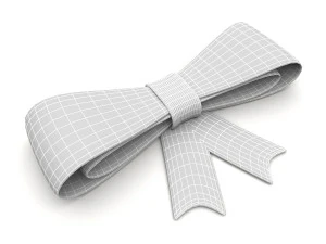 ribbon bow 3D Model