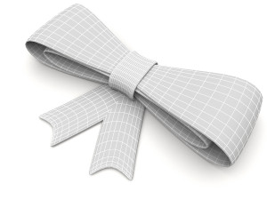 ribbon bow Modelo 3D