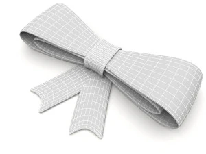 ribbon bow 3D Model