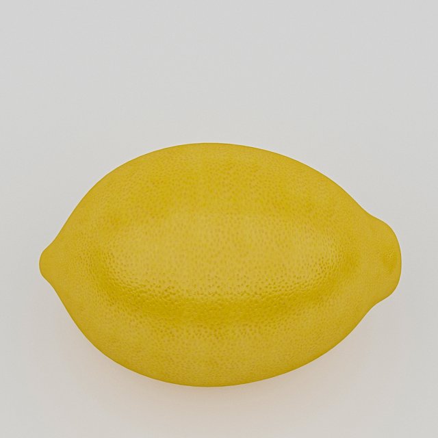 3d lemon model Modelo 3D .c4d .max .obj .3ds .fbx .stl .blend 