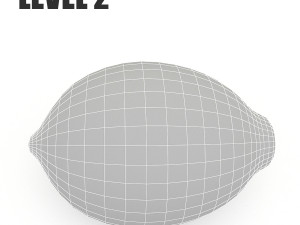 3d lemon model Modelo 3D