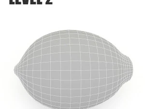 3d lemon model 3D Model