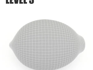 3d lemon model 3D Model