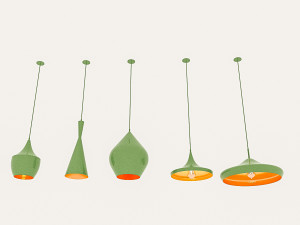 loft ceiling lamp collection 3D Model
