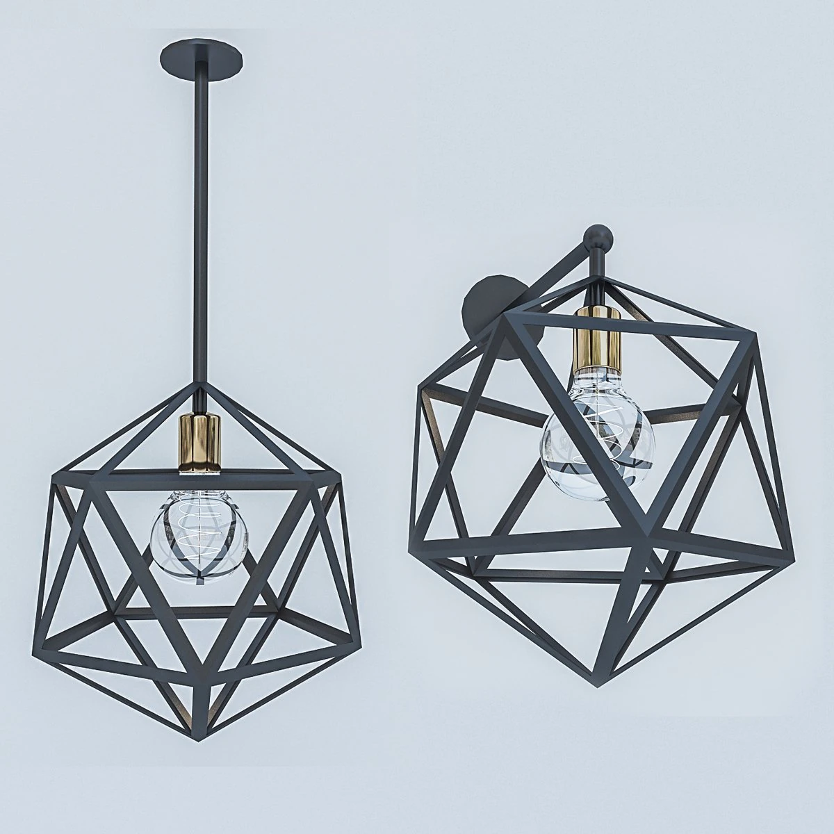 loft lamp 3D Model .c4d .max .obj .3ds .fbx .stl .blend 