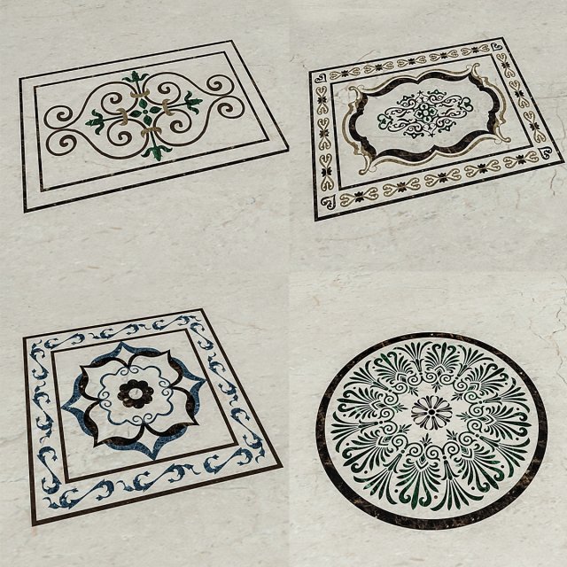 marble pattern Modelo 3D .c4d .max .obj .3ds .fbx .stl .blend 