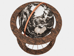 world globe decor 3D Modell
