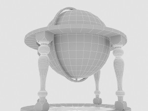 world globe decor 3D Modell