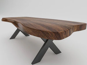 mesa maciza Modelo 3D