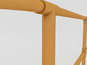 metal railling 3D Model