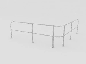 metal railling 3D Model