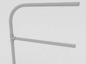 metal railling 3D Model