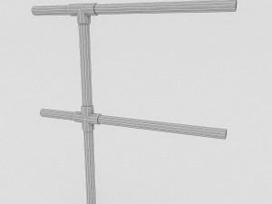 metal railling Modelo 3D