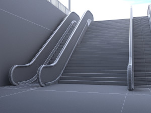 subway entrance 3D Model