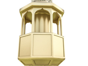 3d minaret model 3D Model