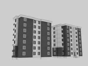 modern buildings 3D Model