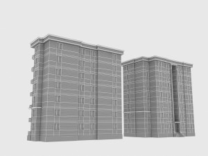 modern buildings 3D Модель