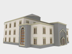 modern place of worship 3D Model
