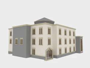 modern place of worship 3D Model