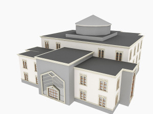 modern place of worship Modelo 3D