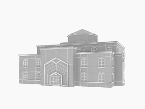 modern place of worship 3D Model