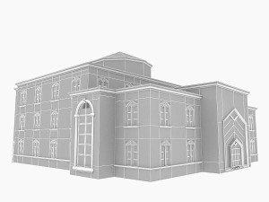 modern place of worship Modelo 3D