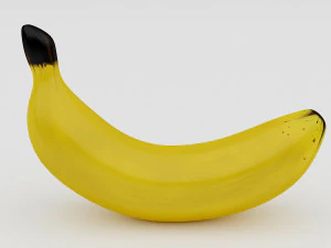 3d banana model 3D Model