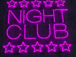 sinal de néon da boate Modelo 3D