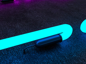 arrows neon sign 3D Model
