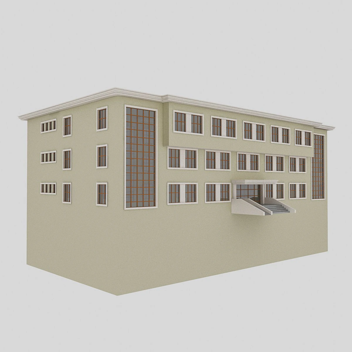 school 3D Model .c4d .max .obj .3ds .fbx .stl .blend 