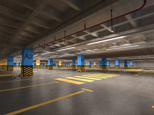 car park 3D Model