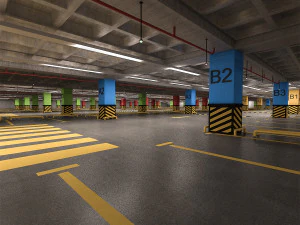 car park 3D Model