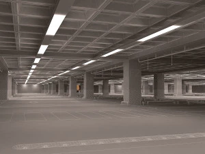 car park 3D Model