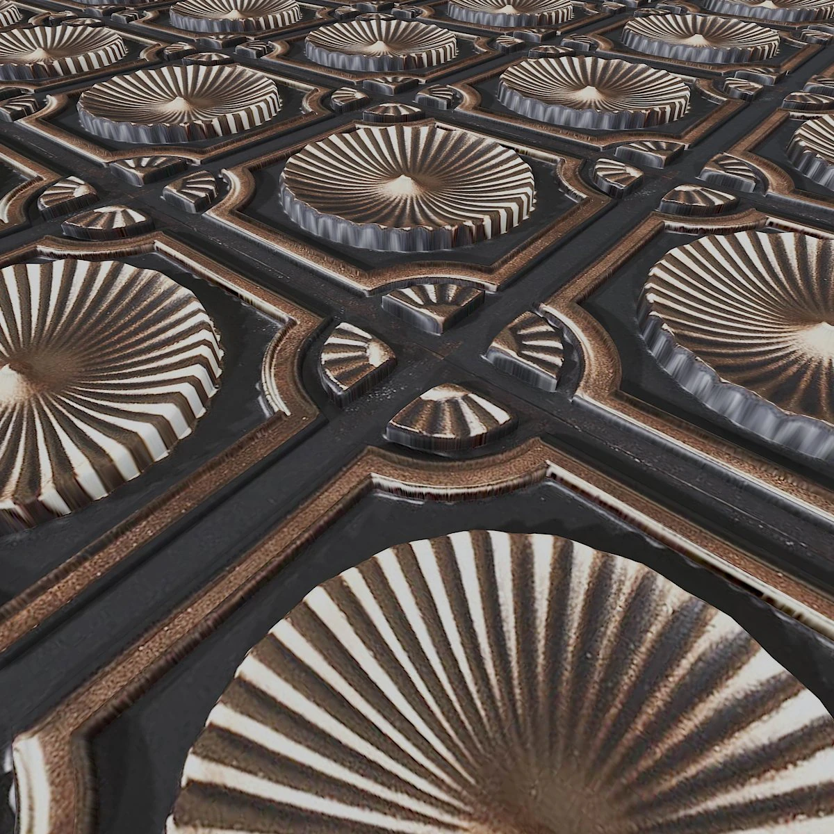 decorative panel 3D Model .c4d .max .obj .3ds .fbx .stl .blend 