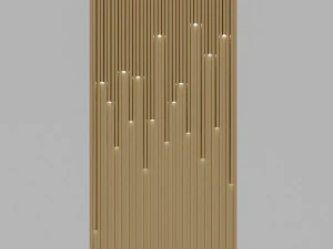 3d lighting wall panel 3D Model
