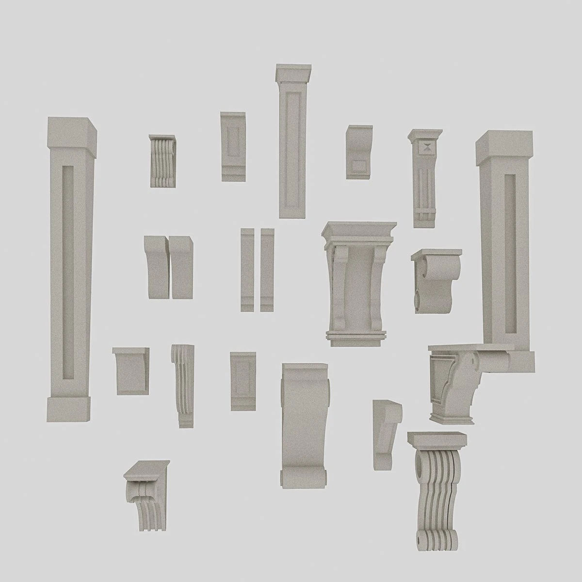 3d molding models 3D Model .c4d .max .obj .3ds .fbx .stl .blend 