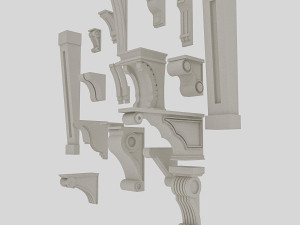 3d molding models 3D 模型