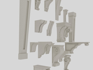 3d molding models 3D 模型