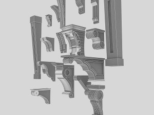 3d molding models 3D 模型