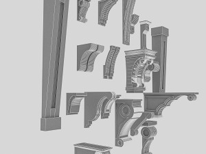 3d molding models 3D 模型