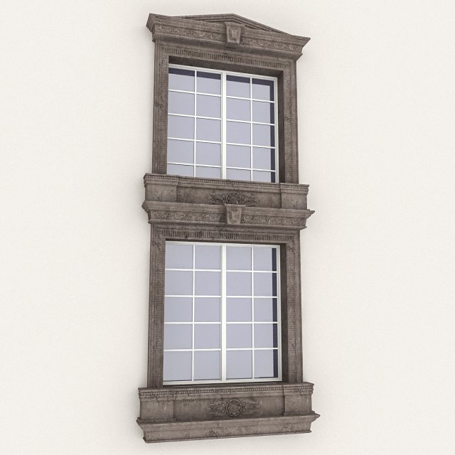 window frame 05 3D Модель .c4d .max .obj .3ds .fbx .stl .blend 