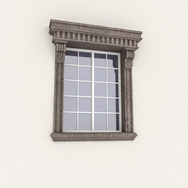 window frame 06 3D Model .c4d .max .obj .3ds .fbx .stl .blend 