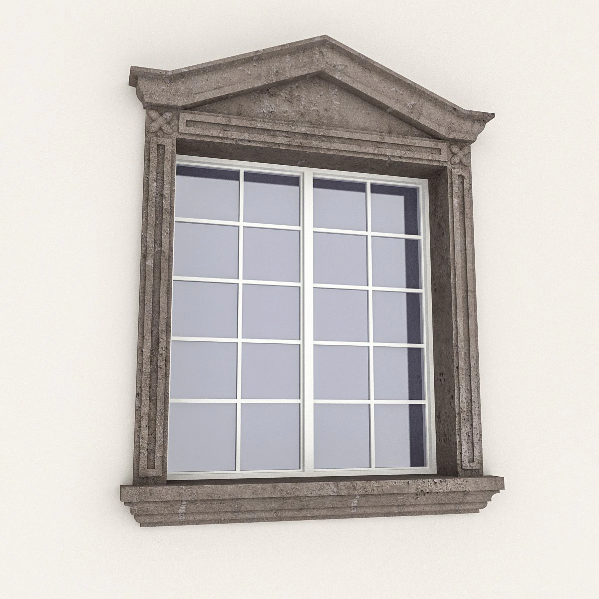 window frame 08 3D Model .c4d .max .obj .3ds .fbx .stl .blend 