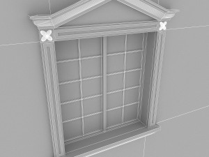 window frame 08 3D 모델