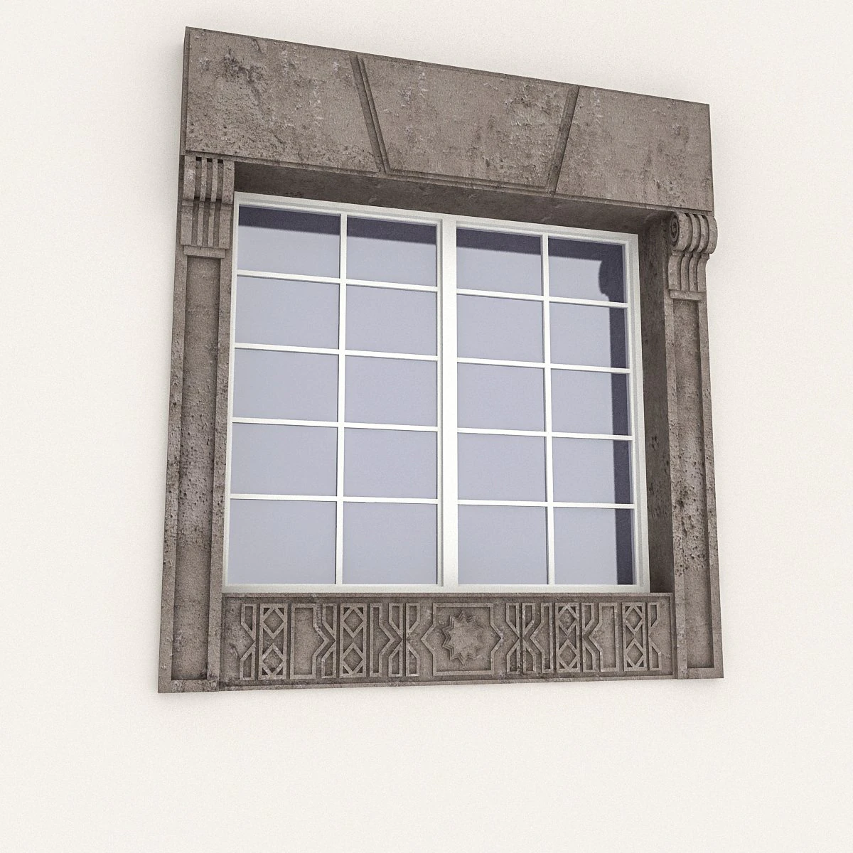 window frame 14 3D Model .c4d .max .obj .3ds .fbx .stl .blend 