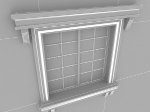 window frame 11 Modello 3D