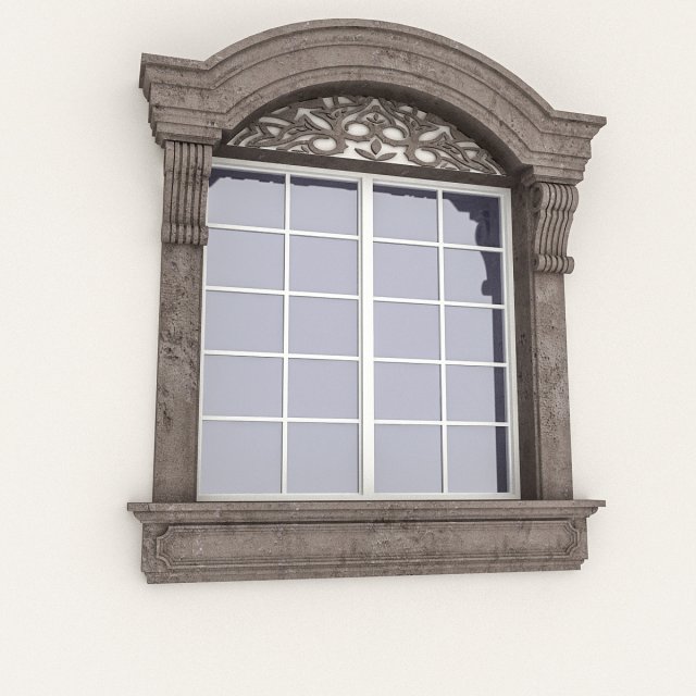window frame 13 3D Model .c4d .max .obj .3ds .fbx .stl .blend 